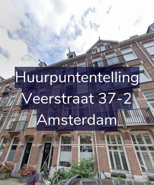 Foto gevel Huurpuntentelling voor Veerstraat 37-2, Amsterdam