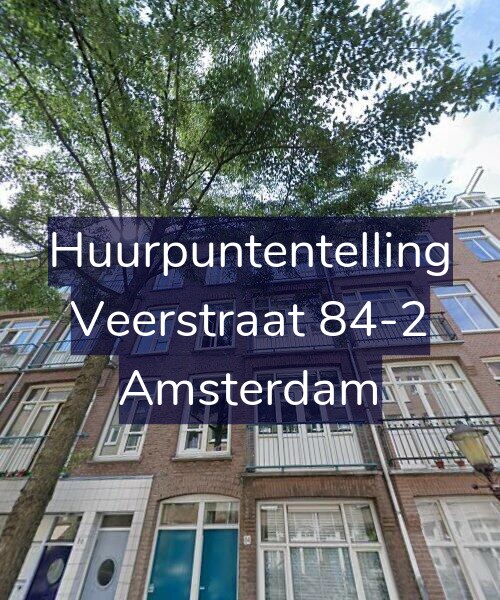 Foto gevel Huurpuntentelling voor Veerstraat 84-2, Amsterdam