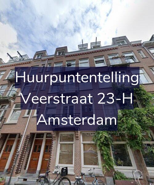 Foto gevel Huurpuntentelling voor Veerstraat 23-H, Amsterdam