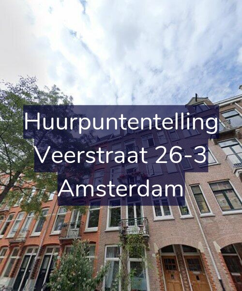 Foto gevel Huurpuntentelling voor Veerstraat 26-3, Amsterdam