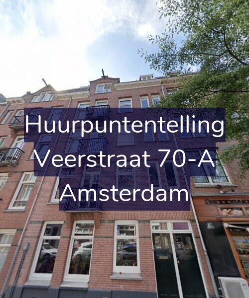 Foto gevel Huurpuntentelling voor Veerstraat 70-A, Amsterdam