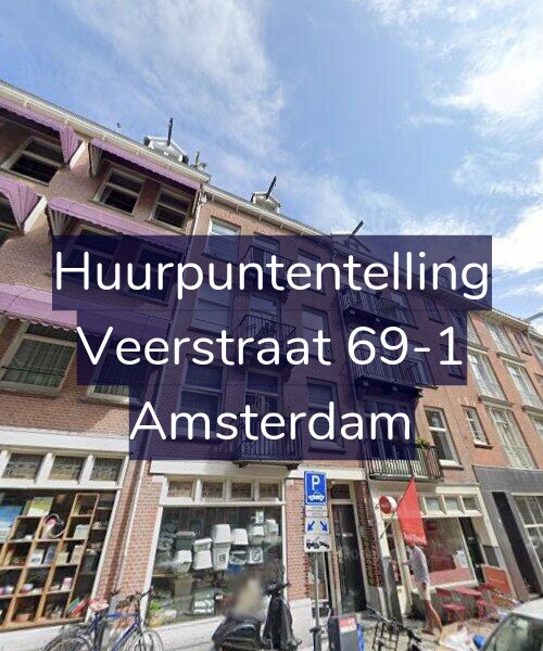 Foto gevel Huurpuntentelling voor Veerstraat 69-1, Amsterdam