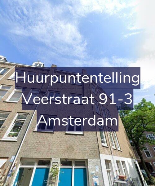 Foto gevel Huurpuntentelling voor Veerstraat 91-3, Amsterdam