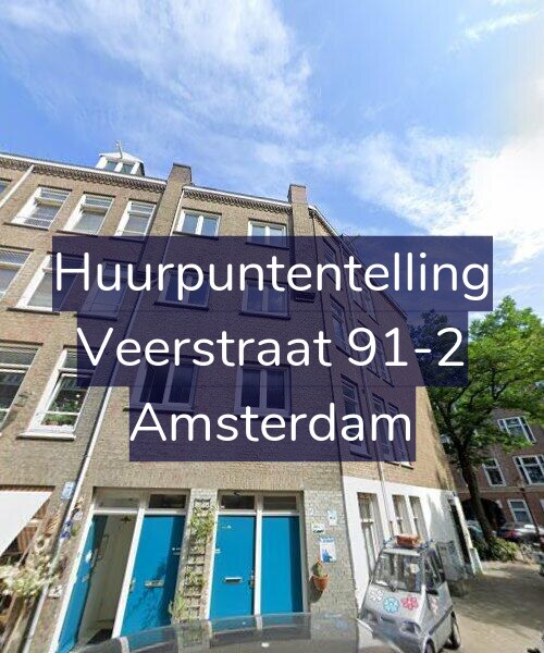 Foto gevel Huurpuntentelling voor Veerstraat 91-2, Amsterdam
