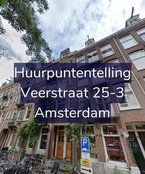 Foto gevel Huurpuntentelling voor Veerstraat 25-3, Amsterdam
