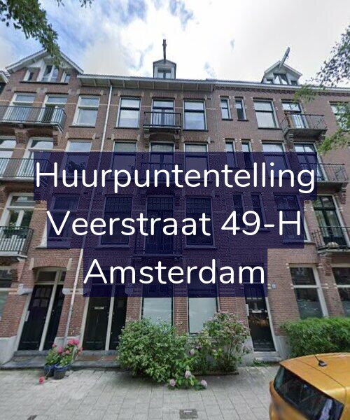 Foto gevel Huurpuntentelling voor Veerstraat 49-H, Amsterdam