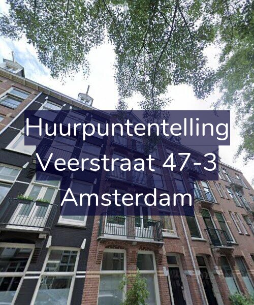 Foto gevel Huurpuntentelling voor Veerstraat 47-3, Amsterdam