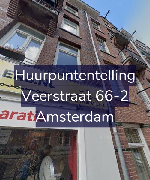 Foto gevel Huurpuntentelling voor Veerstraat 66-2, Amsterdam