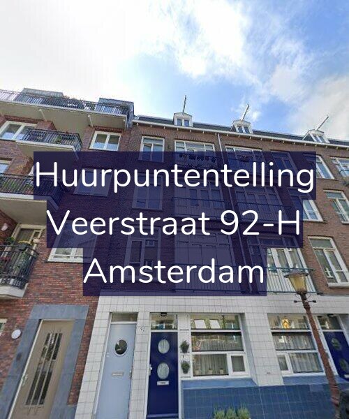 Foto gevel Huurpuntentelling voor Veerstraat 92-H, Amsterdam