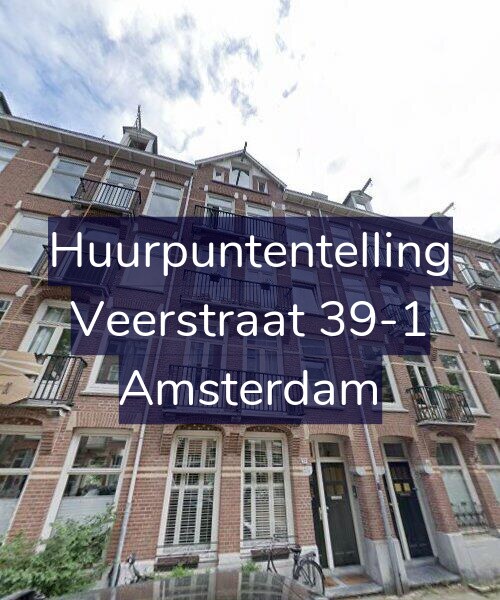 Foto gevel Huurpuntentelling voor Veerstraat 39-1, Amsterdam