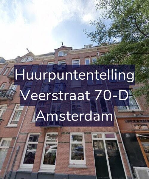 Foto gevel Huurpuntentelling voor Veerstraat 70-D, Amsterdam