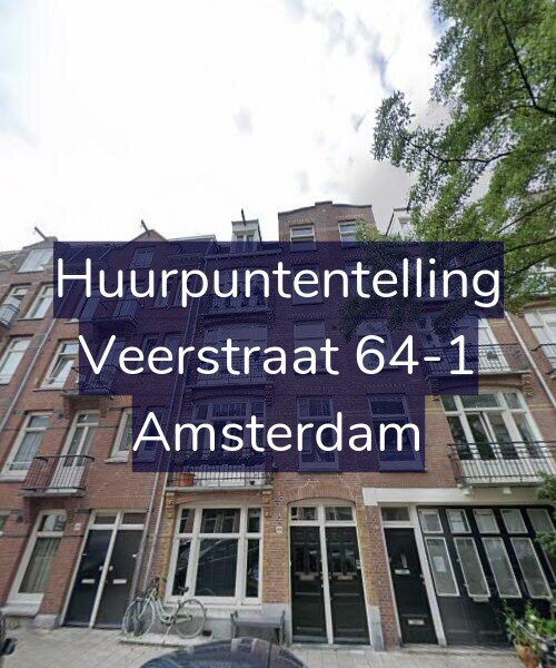 Foto gevel Huurpuntentelling voor Veerstraat 64-1, Amsterdam