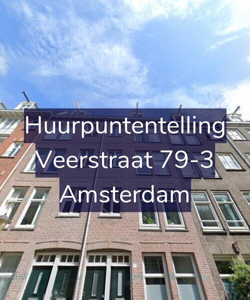 Foto gevel Huurpuntentelling voor Veerstraat 79-3, Amsterdam