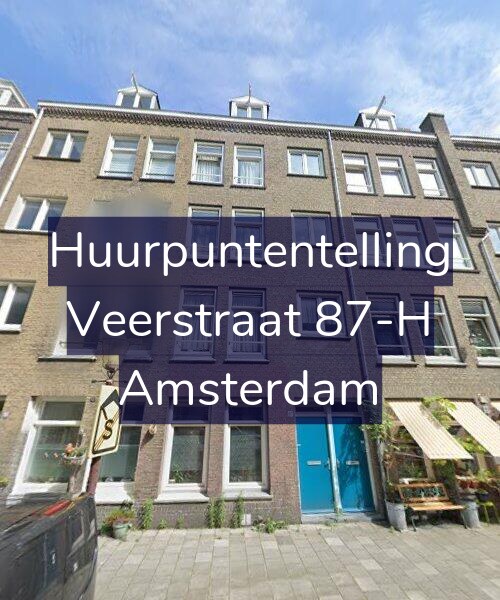 Foto gevel Huurpuntentelling voor Veerstraat 87-H, Amsterdam