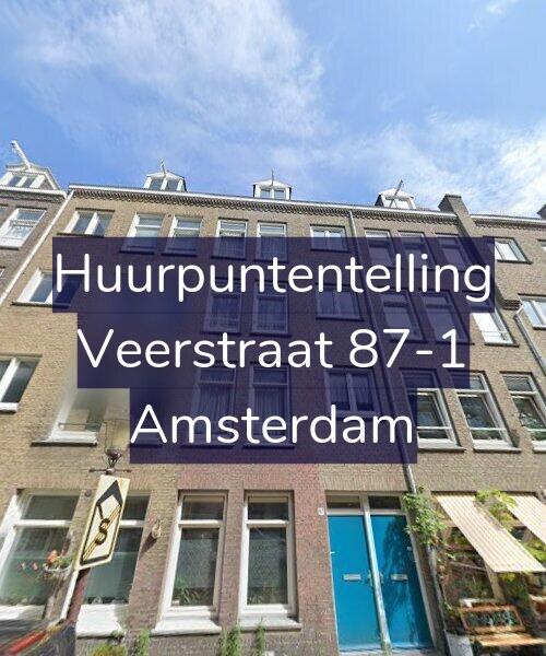 Foto gevel Huurpuntentelling voor Veerstraat 87-1, Amsterdam