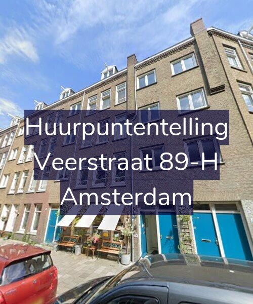 Foto gevel Huurpuntentelling voor Veerstraat 89-H, Amsterdam