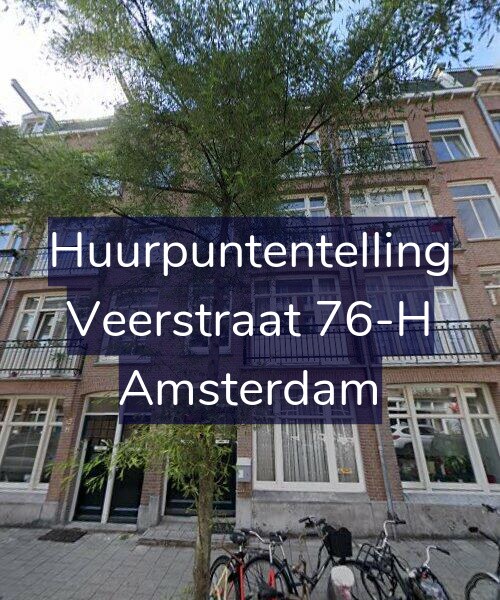 Foto gevel Huurpuntentelling voor Veerstraat 76-H, Amsterdam