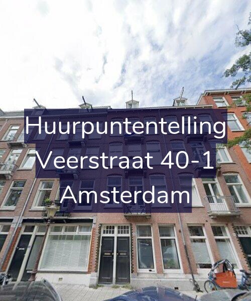 Foto gevel Huurpuntentelling voor Veerstraat 40-1, Amsterdam