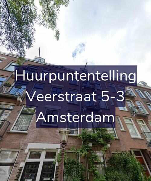 Foto gevel Huurpuntentelling voor Veerstraat 5-3, Amsterdam