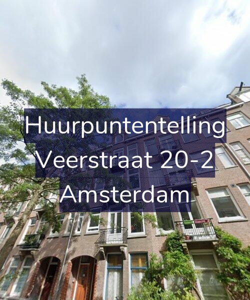 Foto gevel Huurpuntentelling voor Veerstraat 20-2, Amsterdam