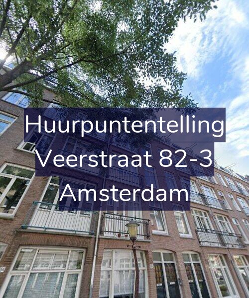 Foto gevel Huurpuntentelling voor Veerstraat 82-3, Amsterdam
