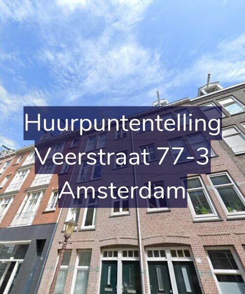 Foto gevel Huurpuntentelling voor Veerstraat 77-3, Amsterdam