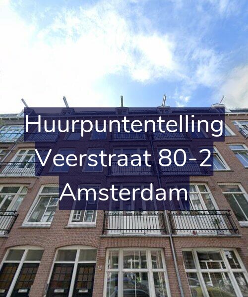 Foto gevel Huurpuntentelling voor Veerstraat 80-2, Amsterdam