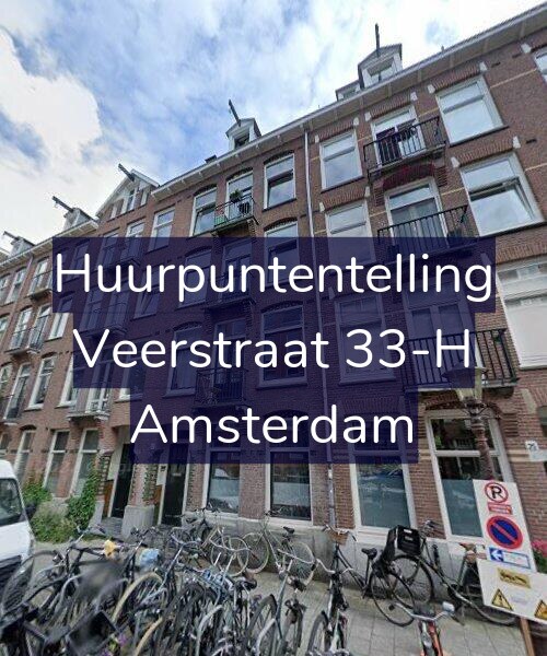 Foto gevel Huurpuntentelling voor Veerstraat 33-H, Amsterdam