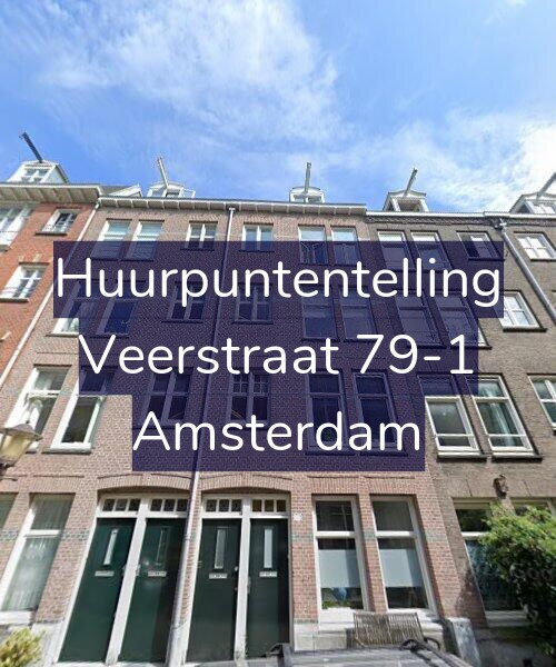 Foto gevel Huurpuntentelling voor Veerstraat 79-1, Amsterdam