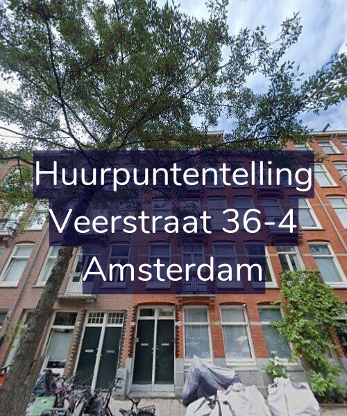 Foto gevel Huurpuntentelling voor Veerstraat 36-4, Amsterdam