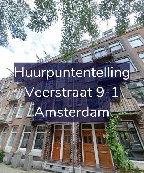 Foto gevel Huurpuntentelling voor Veerstraat 9-1, Amsterdam