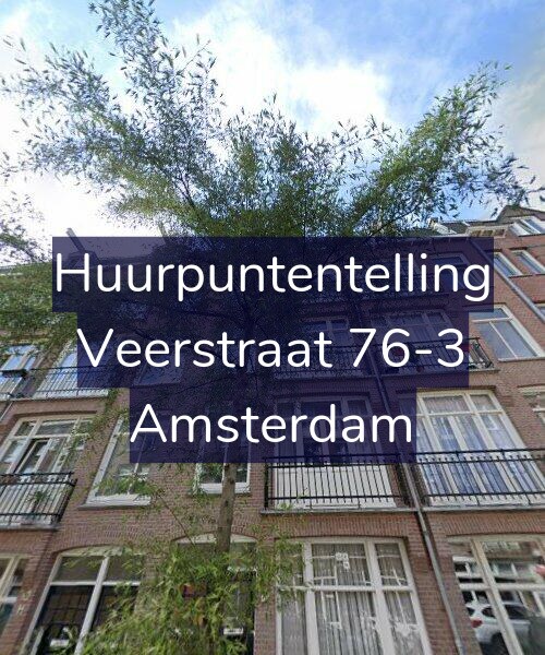 Foto gevel Huurpuntentelling voor Veerstraat 76-3, Amsterdam