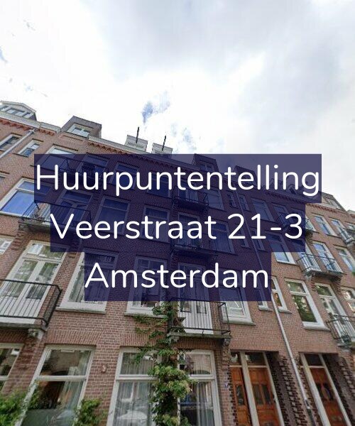 Foto gevel Huurpuntentelling voor Veerstraat 21-3, Amsterdam