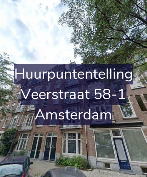 Foto gevel Huurpuntentelling voor Veerstraat 58-1, Amsterdam
