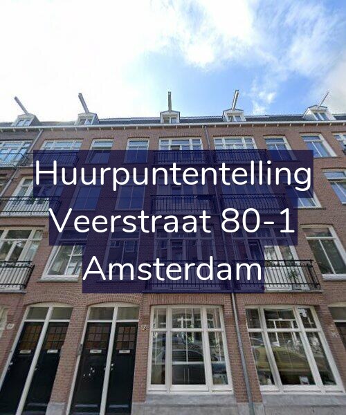 Foto gevel Huurpuntentelling voor Veerstraat 80-1, Amsterdam