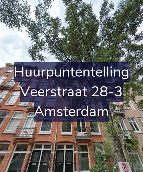 Foto gevel Huurpuntentelling voor Veerstraat 28-3, Amsterdam