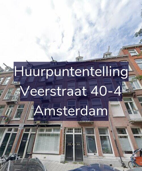 Foto gevel Huurpuntentelling voor Veerstraat 40-4, Amsterdam