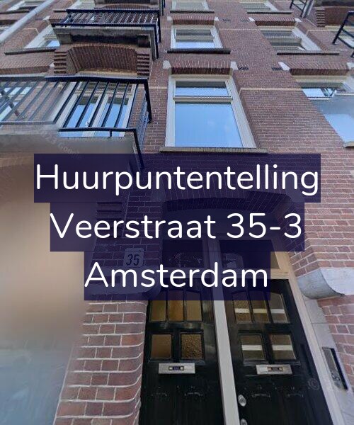 Foto gevel Huurpuntentelling voor Veerstraat 35-3, Amsterdam