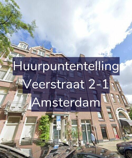 Foto gevel Huurpuntentelling voor Veerstraat 2-1, Amsterdam
