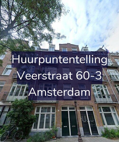 Foto gevel Huurpuntentelling voor Veerstraat 60-3, Amsterdam