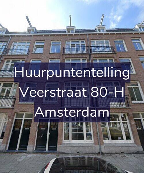 Foto gevel Huurpuntentelling voor Veerstraat 80-H, Amsterdam