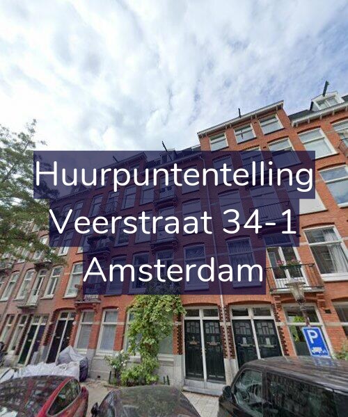 Foto gevel Huurpuntentelling voor Veerstraat 34-1, Amsterdam