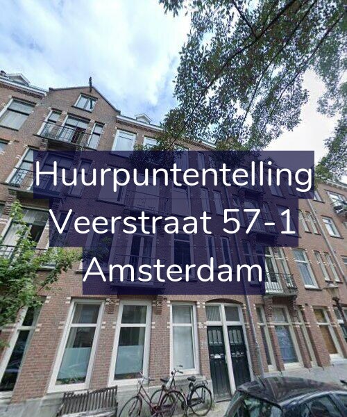 Foto gevel Huurpuntentelling voor Veerstraat 57-1, Amsterdam