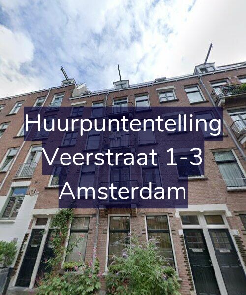 Foto gevel Huurpuntentelling voor Veerstraat 1-3, Amsterdam