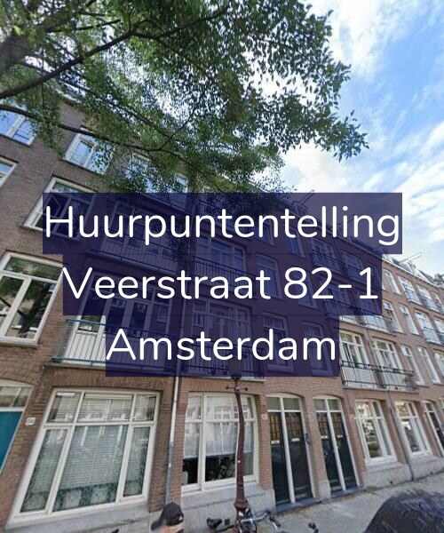 Foto gevel Huurpuntentelling voor Veerstraat 82-1, Amsterdam