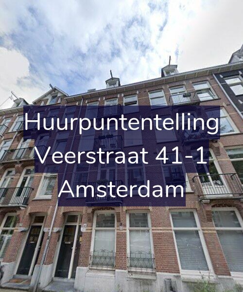 Foto gevel Huurpuntentelling voor Veerstraat 41-1, Amsterdam