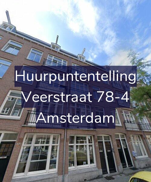 Foto gevel Huurpuntentelling voor Veerstraat 78-4, Amsterdam