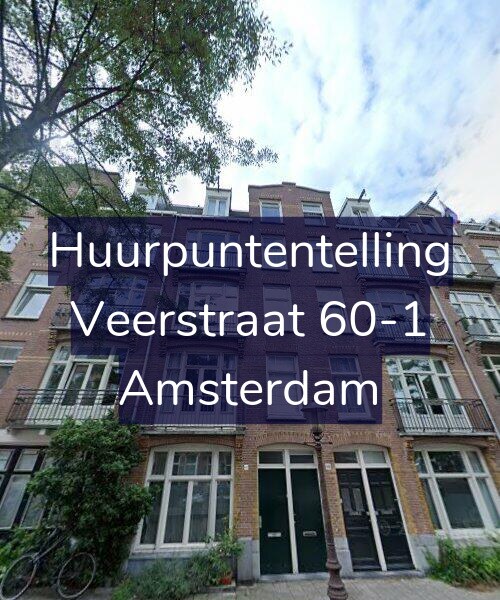 Foto gevel Huurpuntentelling voor Veerstraat 60-1, Amsterdam