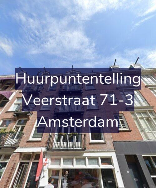 Foto gevel Huurpuntentelling voor Veerstraat 71-3, Amsterdam