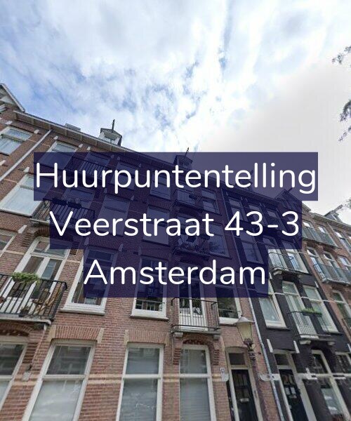 Foto gevel Huurpuntentelling voor Veerstraat 43-3, Amsterdam